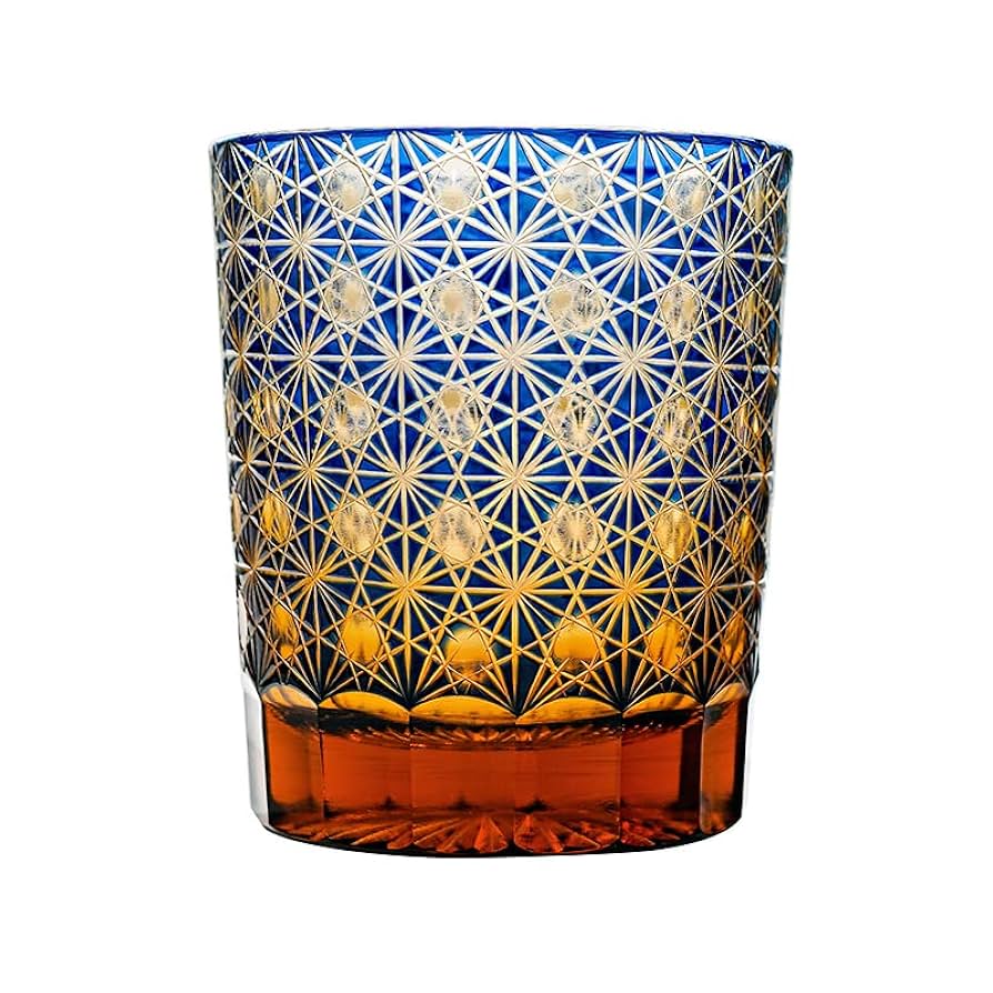 Amazon | 切子 菊繋ぎ紋 高級グラス 冷酒杯 手作りワインセット